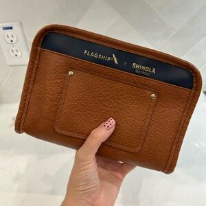 Flagship x Shinola Detroit • Limited Edition Leather Travel Bag in Brown